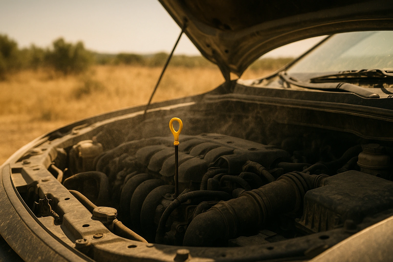 علائم شایع افت کیفیت روغن موتور در هوای داغ